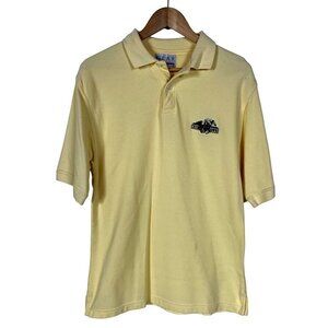 Churchill Downs Yellow Polo Shirt Size Medium